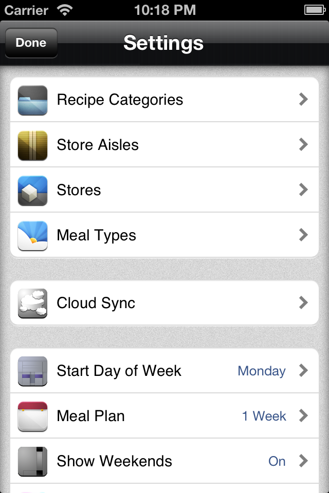 iPhone Screenshot 1